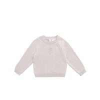 Audrey Jumper - Soft Misty Rose Larissa Knit Childrens Jumper from Jamie Kay USA