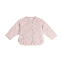 Cassie Jacket - Petite Heart Old Rose Childrens Jacket from Jamie Kay USA