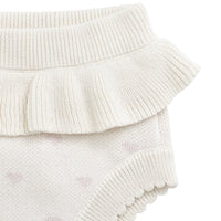 Celine Bloomer - Whisper White Little Love Childrens Bloomer from Jamie Kay USA