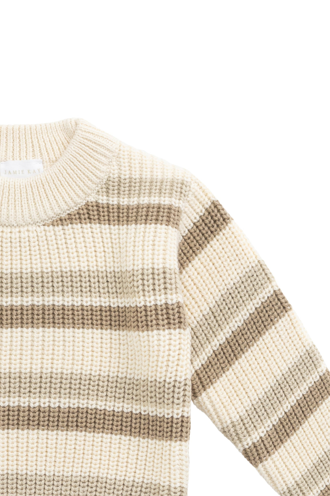 Leon Knit Jumper - Jacapo Stripe Childrens Jumper from Jamie Kay USA