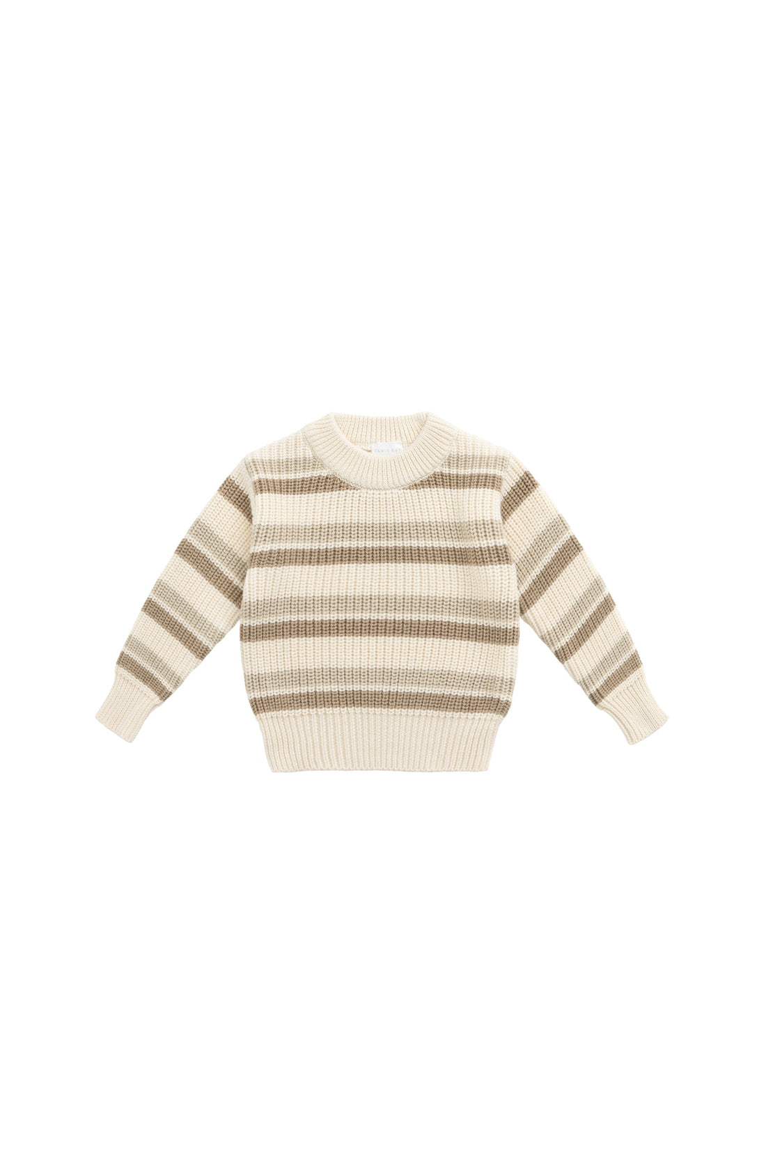 Leon Knit Jumper - Jacapo Stripe Childrens Jumper from Jamie Kay USA