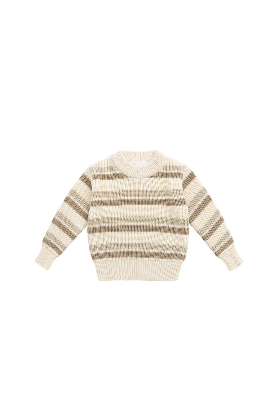 Leon Knit Jumper - Jacapo Stripe Childrens Jumper from Jamie Kay USA