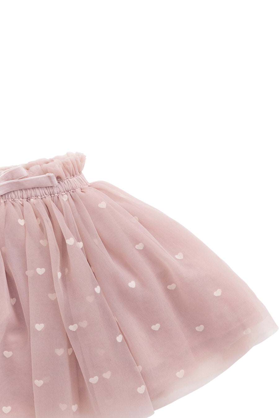 Lottie Skirt - Petite Heart Rose Smoke Childrens Skirt from Jamie Kay USA