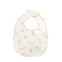 Organic Cotton Bib - Kitten and His Kites Childrens Bib from Jamie Kay USA