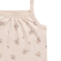 Organic Cotton Casey Top - Goldie Bouquet Pink Tint Childrens Top from Jamie Kay USA