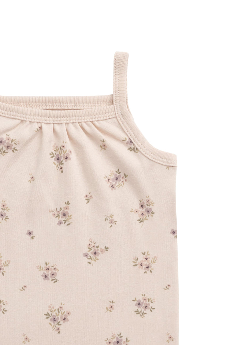 Organic Cotton Casey Top - Goldie Bouquet Pink Tint Childrens Top from Jamie Kay USA