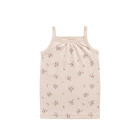 Organic Cotton Casey Top - Goldie Bouquet Pink Tint Childrens Top from Jamie Kay USA