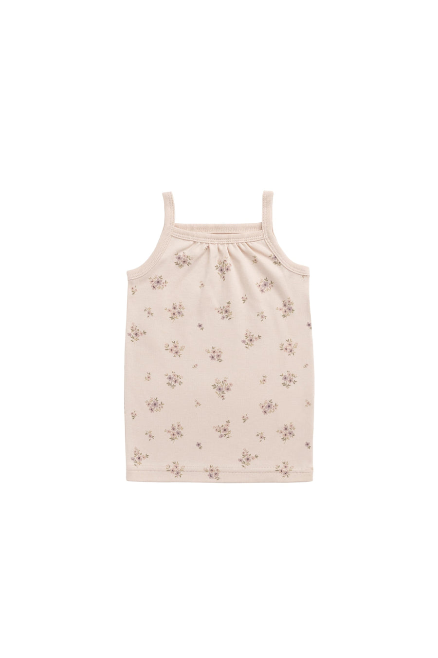 Organic Cotton Casey Top - Goldie Bouquet Pink Tint Childrens Top from Jamie Kay USA