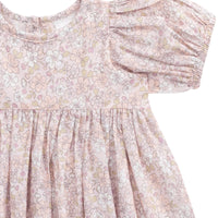 Organic Cotton Elodie Top - Chloe Mauve Childrens Top from Jamie Kay USA