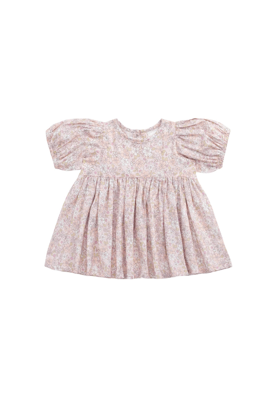 Organic Cotton Elodie Top - Chloe Mauve Childrens Top from Jamie Kay USA