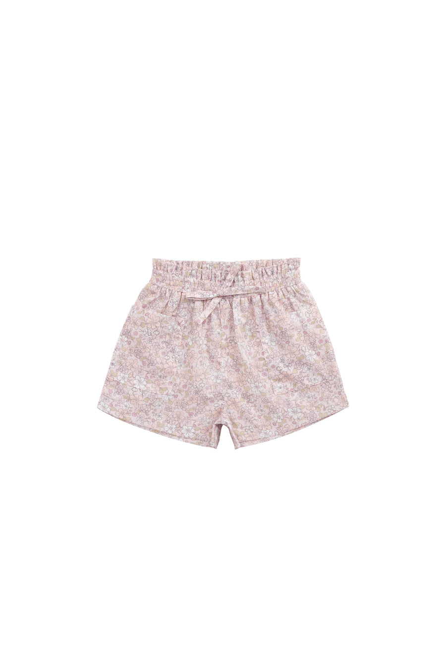 Organic Cotton Emelia Short - Chloe Mauve Childrens Short from Jamie Kay USA