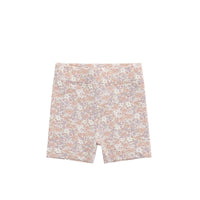 Organic Cotton Everyday Bike Short - Chloe Mauve Childrens Short from Jamie Kay USA