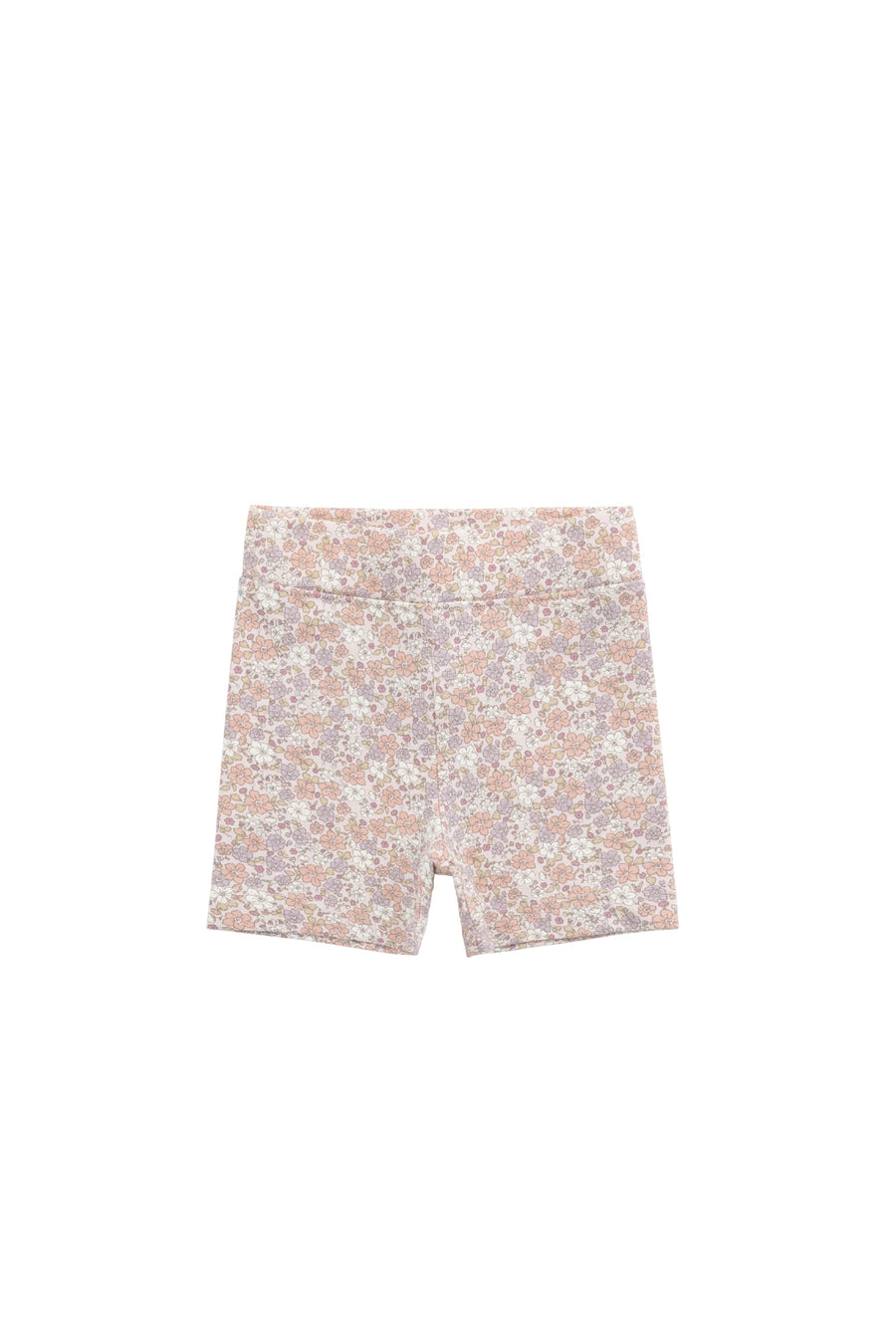 Organic Cotton Everyday Bike Short - Chloe Mauve Childrens Short from Jamie Kay USA