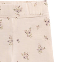 Organic Cotton Everyday Bike Short - Goldie Bouquet Pink Tint Childrens Short from Jamie Kay USA