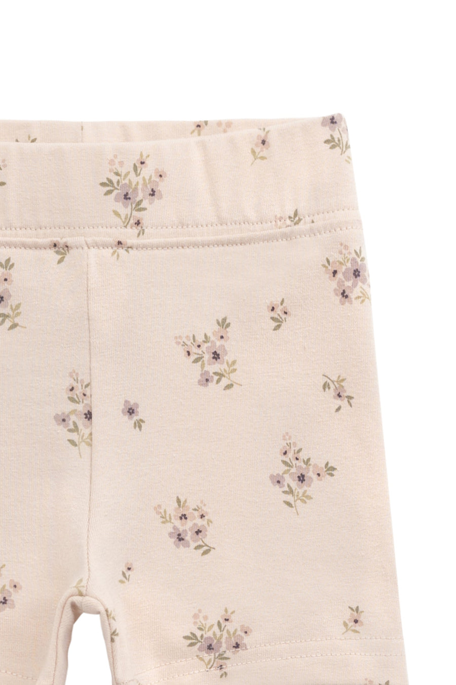 Organic Cotton Everyday Bike Short - Goldie Bouquet Pink Tint Childrens Short from Jamie Kay USA