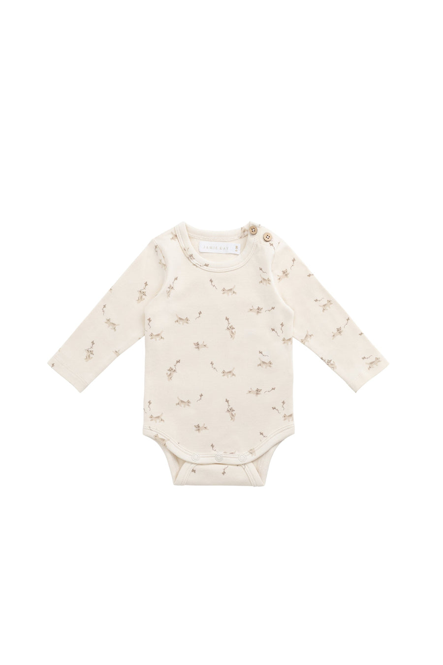 Organic Cotton Fernley Bodysuit - Kitten and His Kites Childrens Bodysuit from Jamie Kay USA