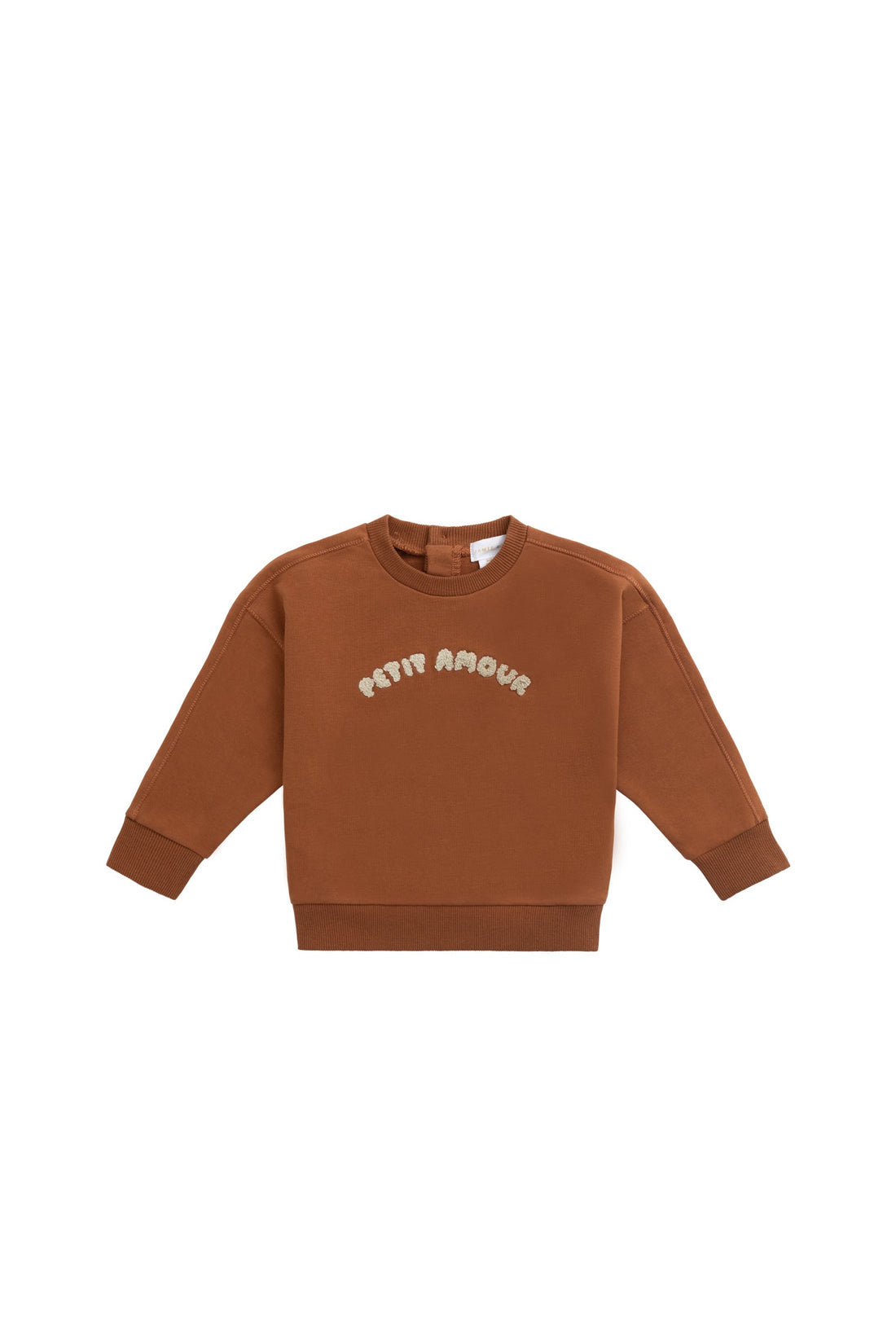 Organic Cotton Georgie Sweatshirt - Mon Petite Amour Ginger Childrens Top from Jamie Kay USA