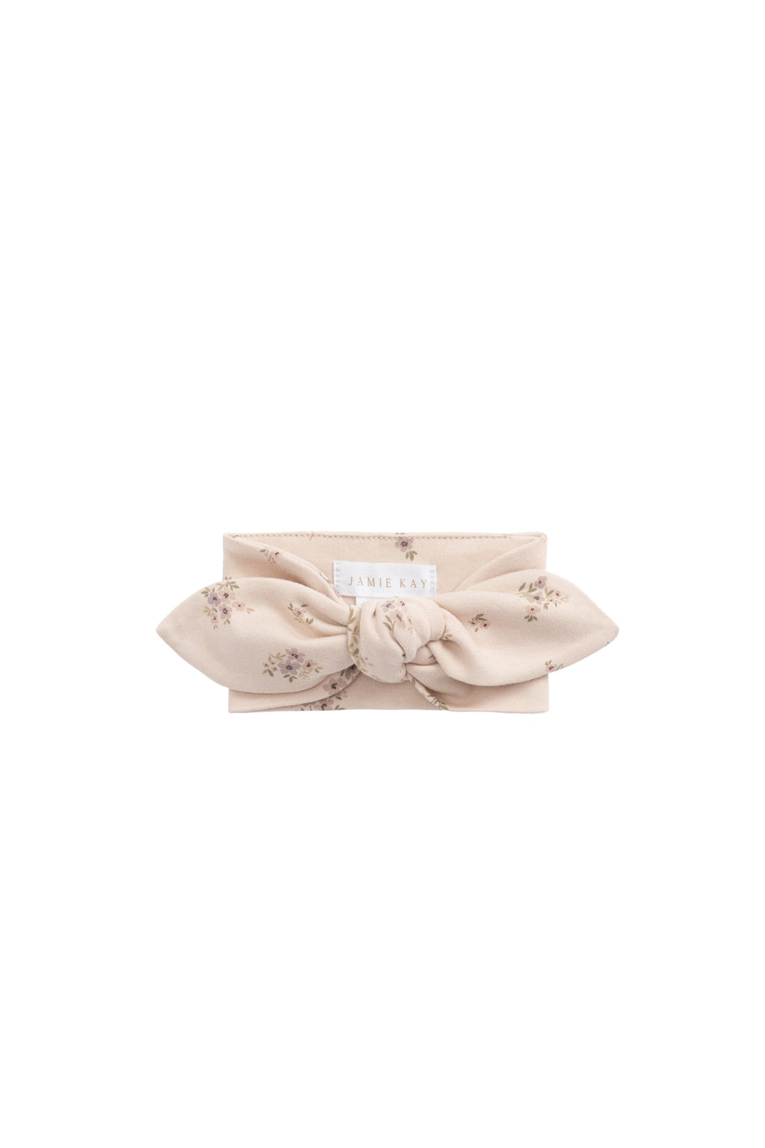 Organic Cotton Headband - Goldie Bouquet Pink Tint Childrens Headband from Jamie Kay USA