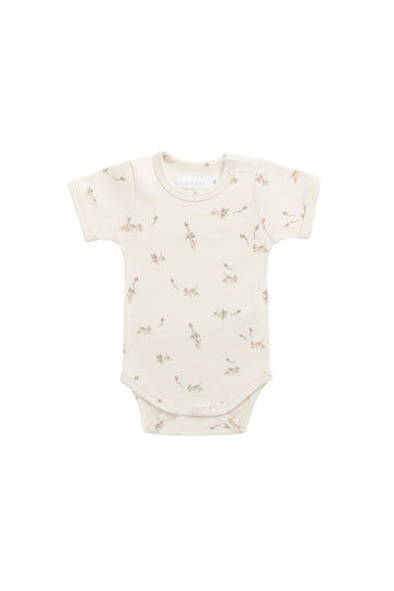 Organic Cotton Hudson Short Sleeve Bodysuit - Kitten and His Kites Childrens Bodysuit from Jamie Kay USA