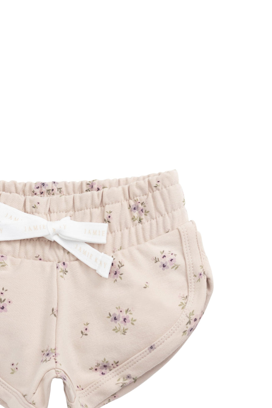 Organic Cotton Ivy Shortie - Goldie Bouquet Pink Tint Childrens Short from Jamie Kay USA