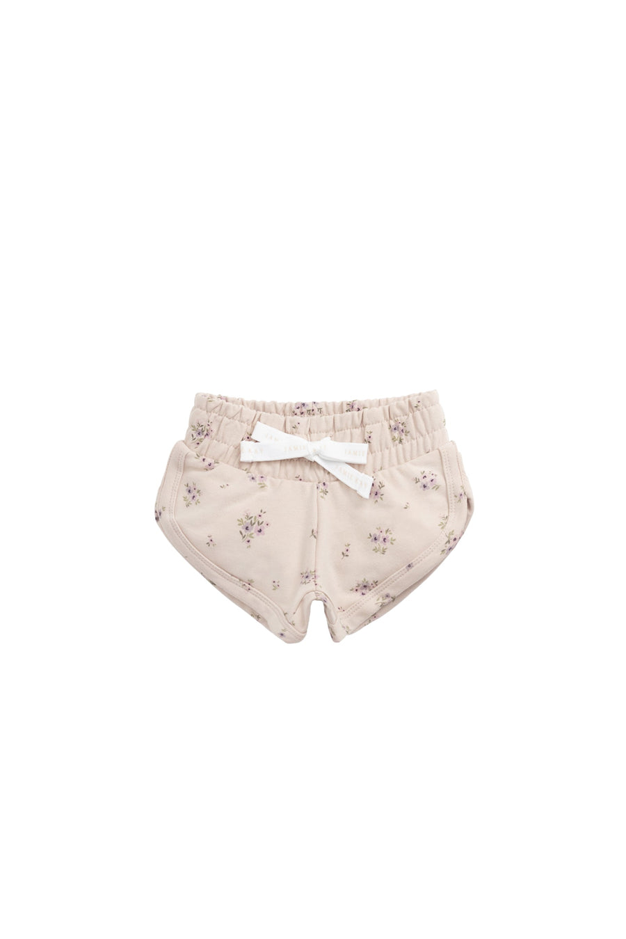 Organic Cotton Ivy Shortie - Goldie Bouquet Pink Tint Childrens Short from Jamie Kay USA