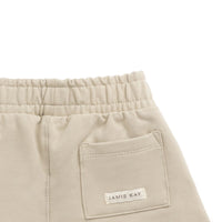 Organic Cotton Jalen Short - Biscuit Childrens Short from Jamie Kay USA