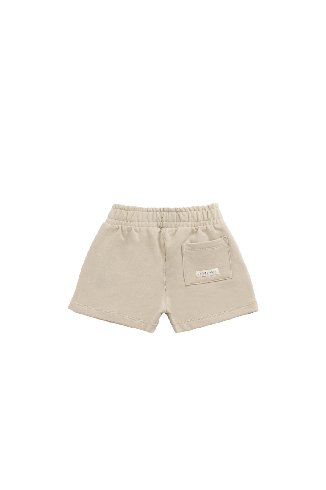 Organic Cotton Jalen Short - Biscuit Childrens Short from Jamie Kay USA