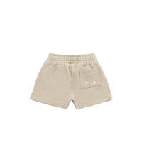 Organic Cotton Jalen Short - Biscuit Childrens Short from Jamie Kay USA