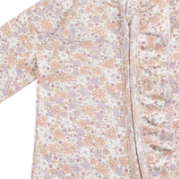 Organic Cotton Melanie Onepiece - Chloe Mauve Childrens Onepiece from Jamie Kay USA