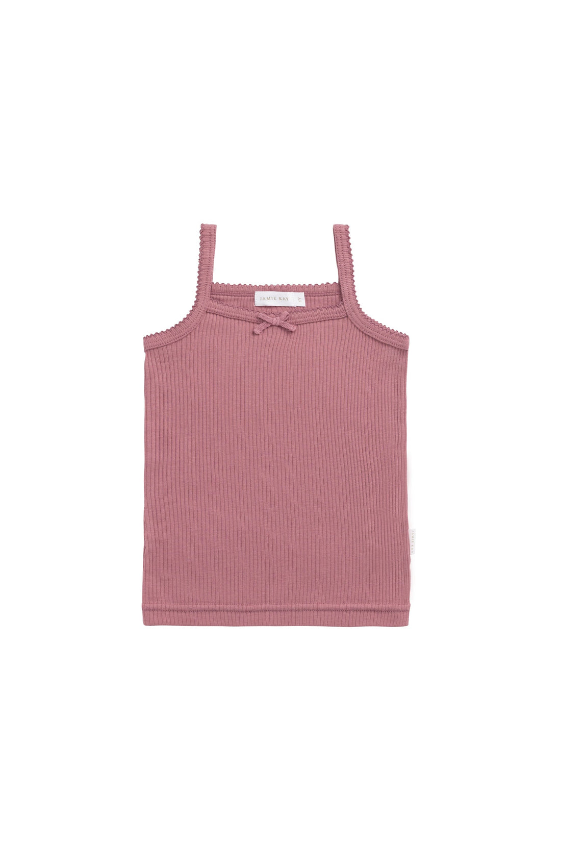 Organic Cotton Modal Singlet - Rose Garden Childrens Singlet from Jamie Kay USA