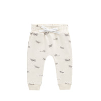 Organic Cotton Morgan Track Pant - Avion Oat Childrens Pant from Jamie Kay USA