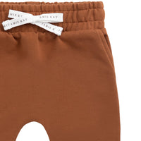 Organic Cotton Morgan Track Pant - Ginger Childrens Pant from Jamie Kay USA