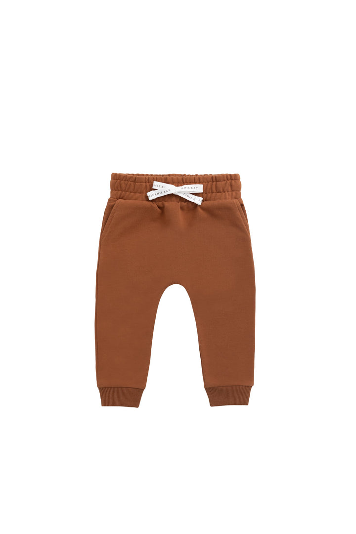 Organic Cotton Morgan Track Pant - Ginger Childrens Pant from Jamie Kay USA