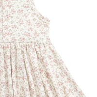 Organic Cotton Quinn Dress - Rosalie Field Blush Childrens Dress from Jamie Kay USA