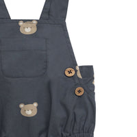 Organic Cotton Robin Playsuit - Bobbie Bears Shadow Childrens Playsuit from Jamie Kay USA