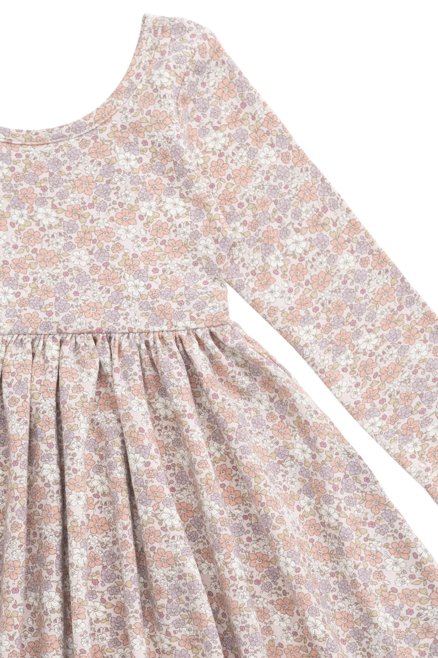 Organic Cotton Tallulah Dress - Chloe Mauve Childrens Dress from Jamie Kay USA