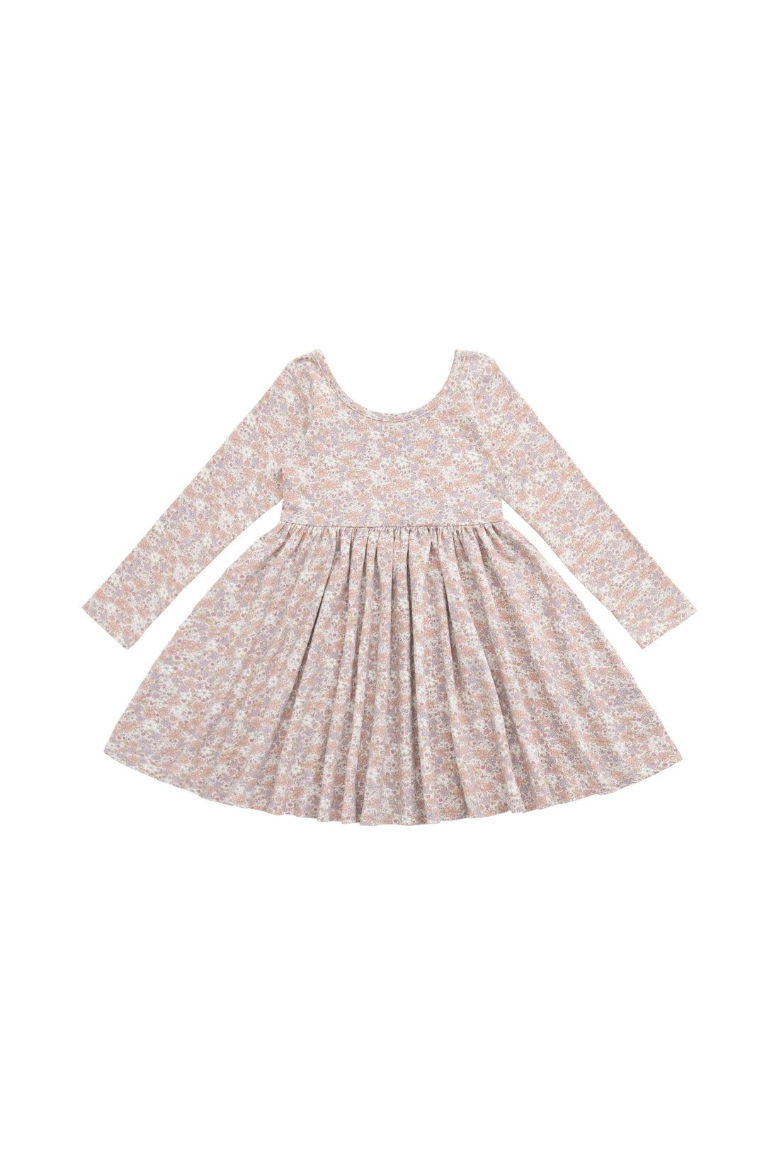 Organic Cotton Tallulah Dress - Chloe Mauve Childrens Dress from Jamie Kay USA