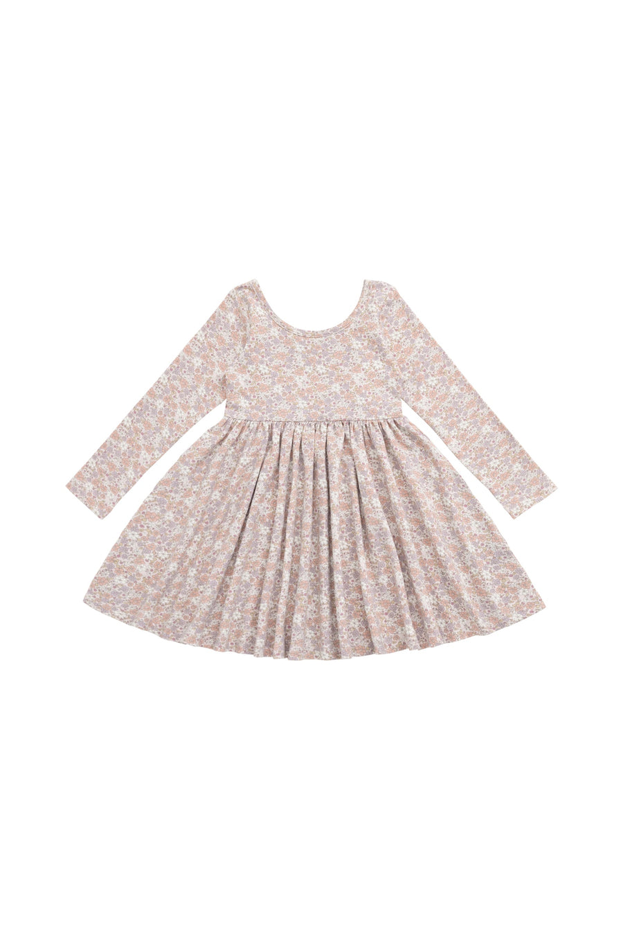 Organic Cotton Tallulah Dress - Chloe Mauve Childrens Dress from Jamie Kay USA