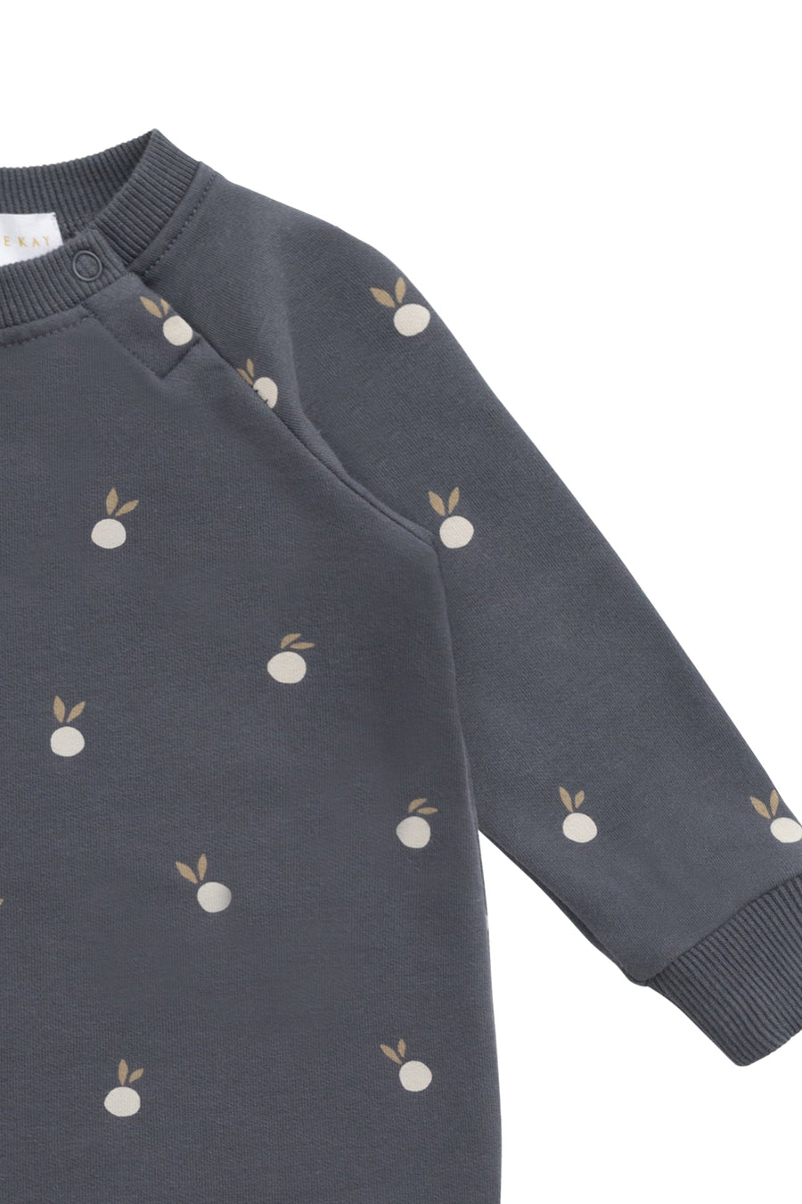 Organic Cotton Tao Sweatshirt Onepiece - Bobby Berries Shadow Childrens Onepiece from Jamie Kay USA