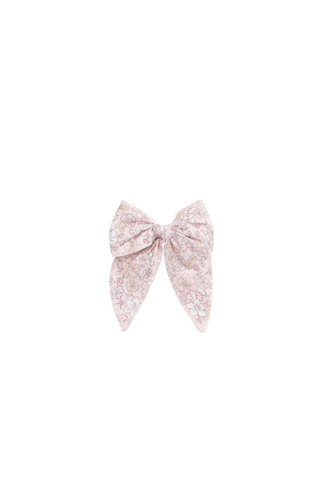 Organic Cotton Voile Bow - Chloe Mauve Childrens Bow from Jamie Kay USA