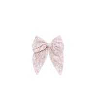 Organic Cotton Voile Bow - Chloe Mauve Childrens Bow from Jamie Kay USA