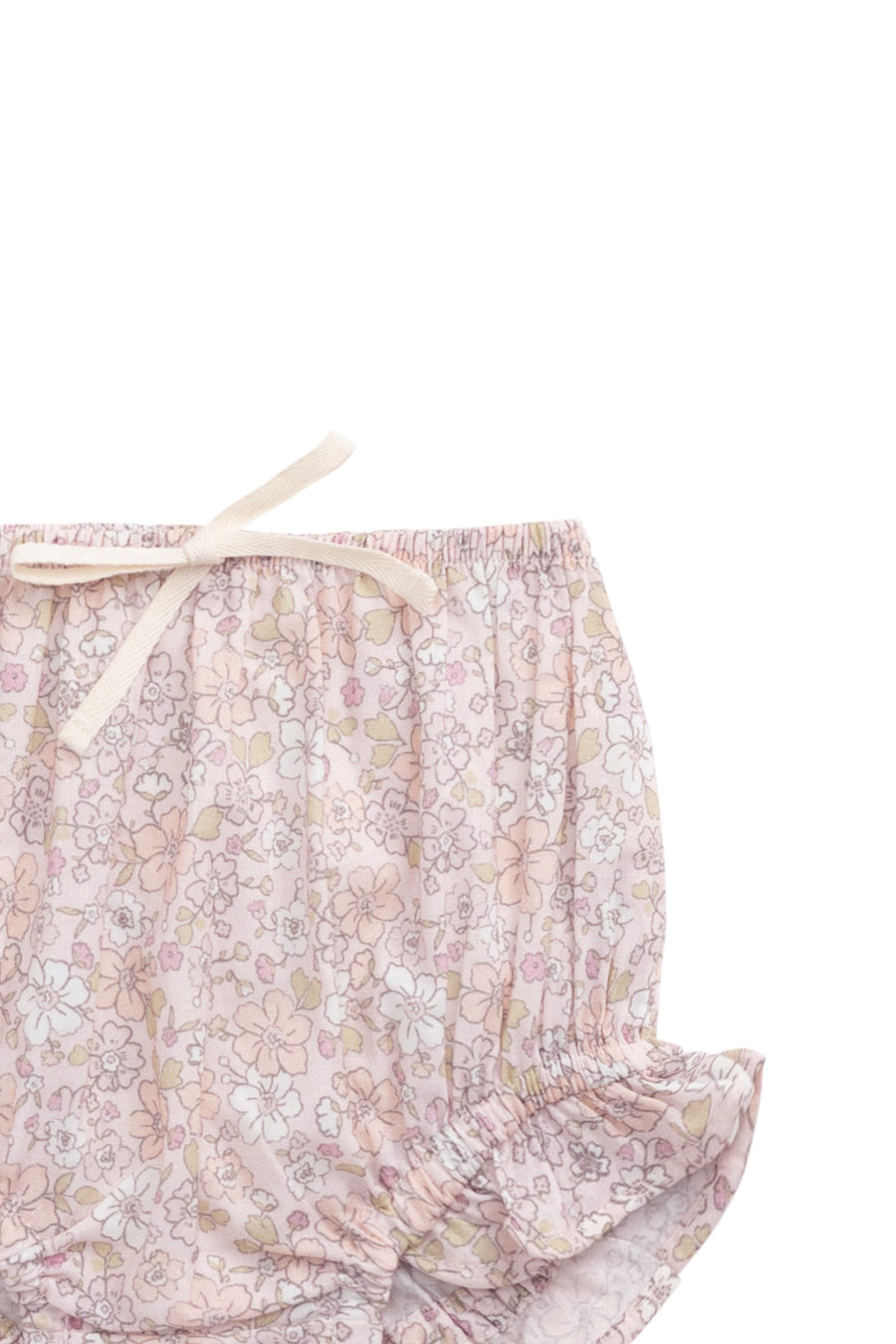 Organic Cotton Voile Frill Bloomer - Chloe Mauve Childrens Bloomer from Jamie Kay USA