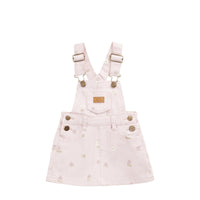 Overall Dress - Carissa Mauve Large Childrens Overall from Jamie Kay USA