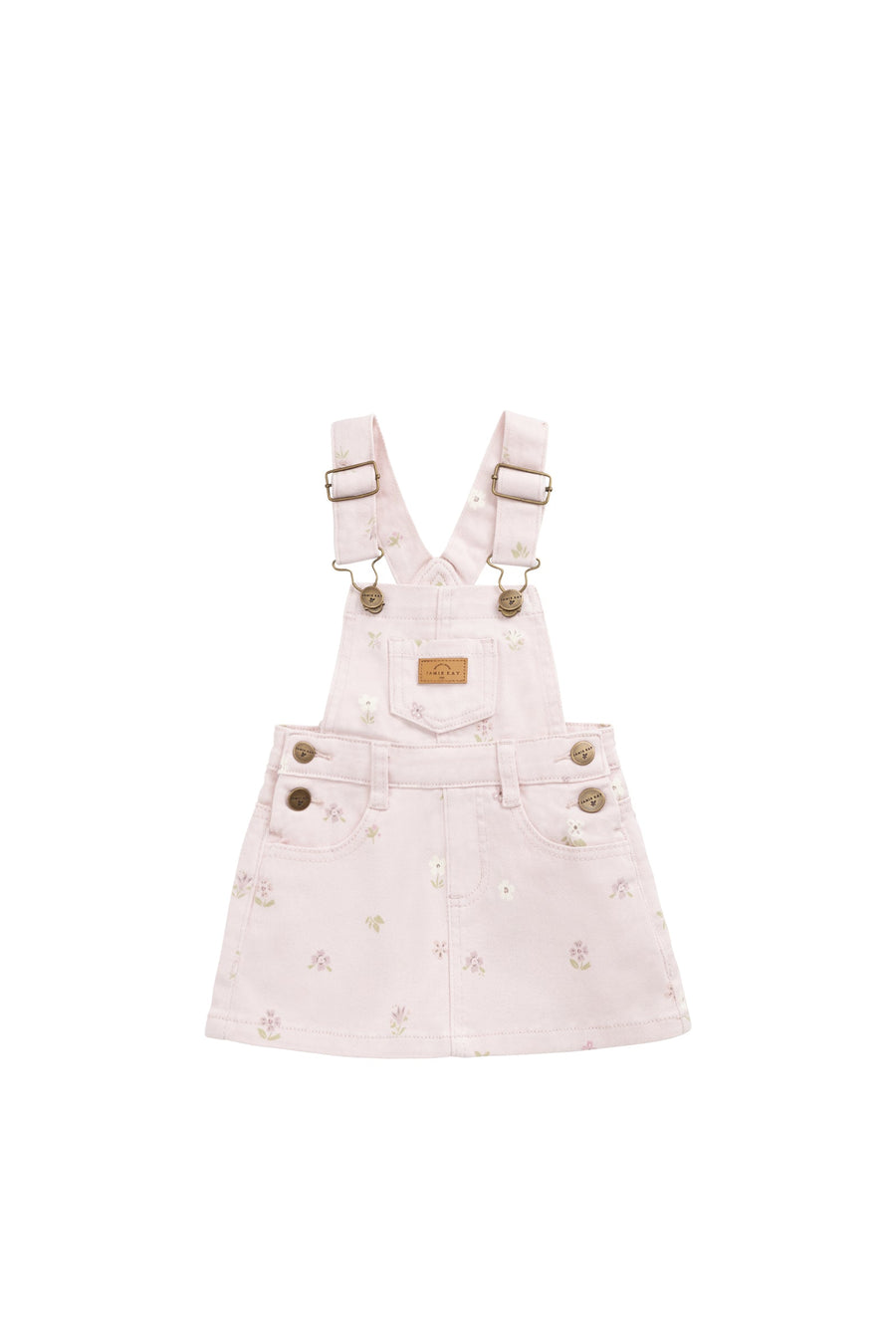 Overall Dress - Carissa Mauve Large Childrens Overall from Jamie Kay USA