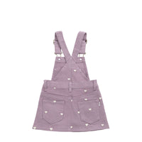 Overall Dress - Petite Heart Melody Childrens Overall from Jamie Kay USA