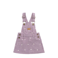 Overall Dress - Petite Heart Melody Childrens Overall from Jamie Kay USA