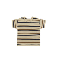 Pima Cotton Hunter Tee - Hudson Stripe Childrens Top from Jamie Kay USA