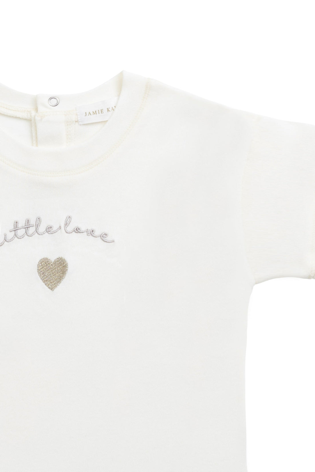 Pima Cotton Mimi Top - Parchment Little Love Violet Childrens Top from Jamie Kay USA