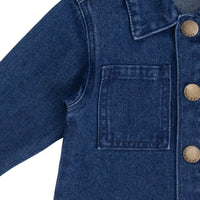 Romeo Twill Jacket - Mid Wash Denim Childrens Jacket from Jamie Kay USA