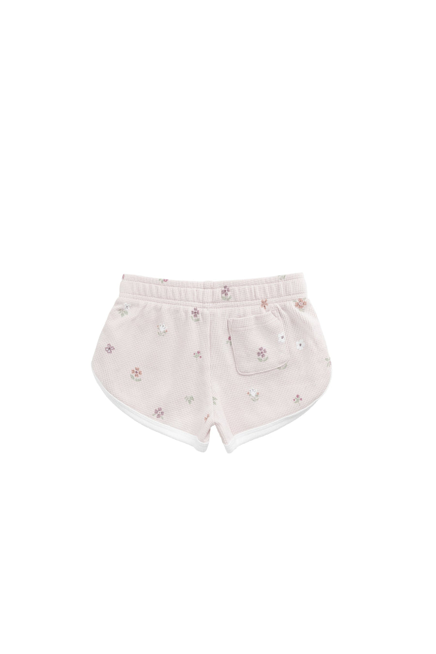 Waffle Molly Short - Carissa Mauve Large Childrens Short from Jamie Kay USA